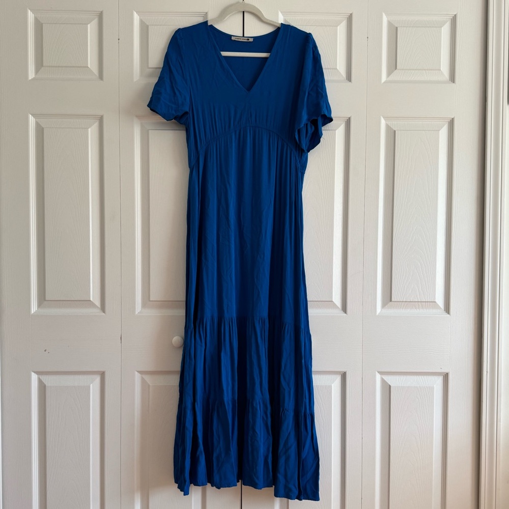 Vibrant Blue Maxi Dress
